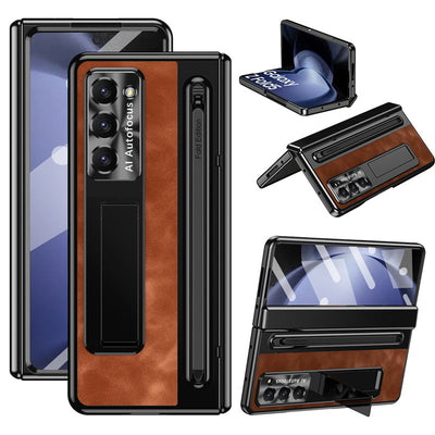 Leather Folding Stand Case Z Fold 6