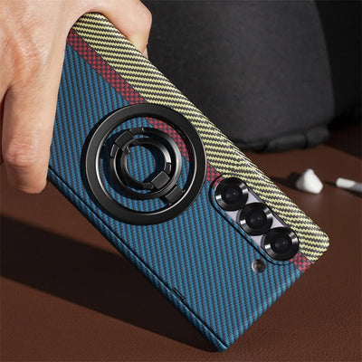 MagGrip Fold –Z Fold 7, 6, 5  Carbon Fiber Magnetic Hinge Case