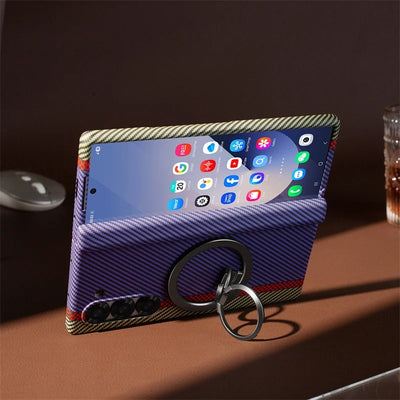 MagGrip Fold –Z Fold 7, 6, 5  Carbon Fiber Magnetic Hinge Case