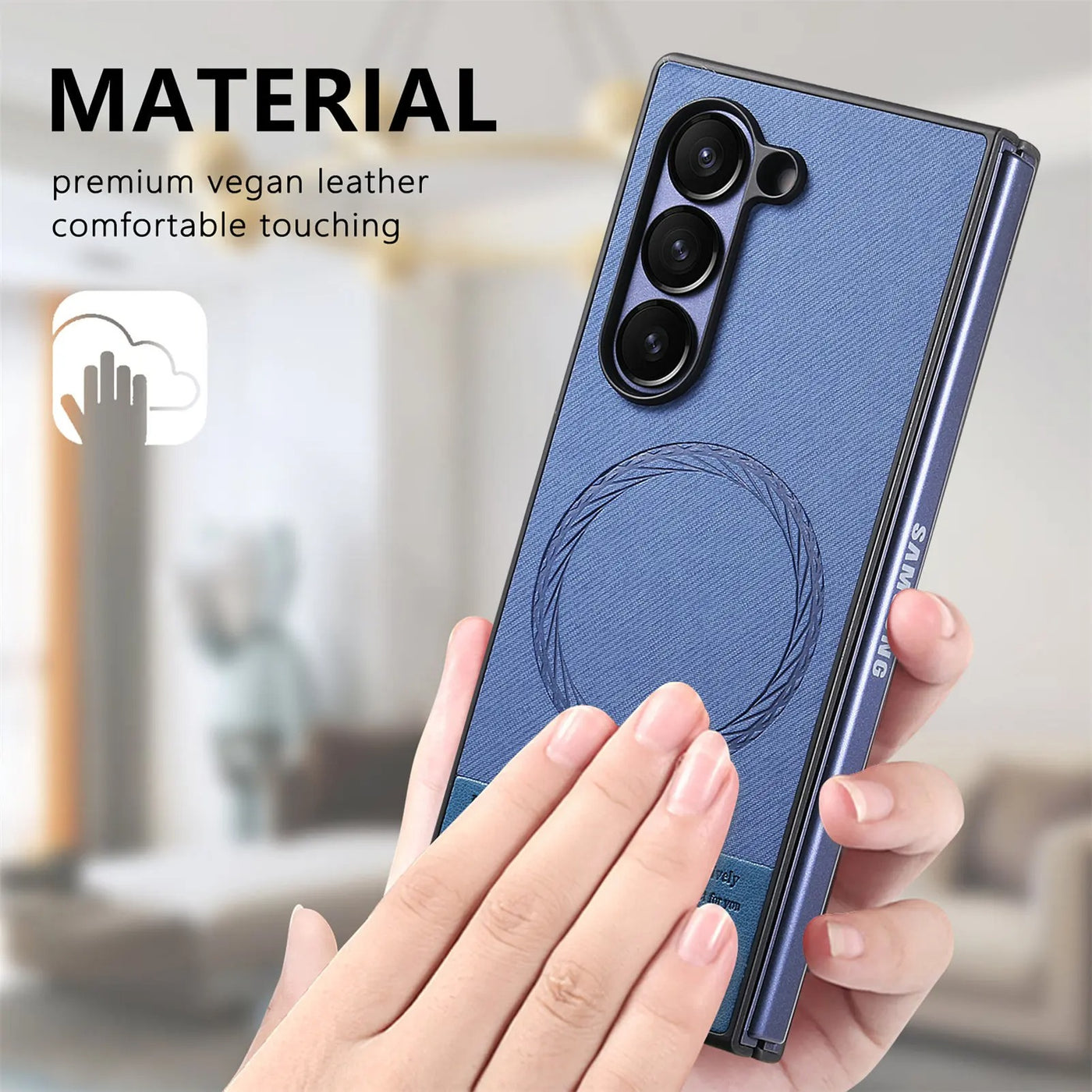 MagSplice Fold 7,6,5,4 Ultra-Slim Leather Magnetic Case