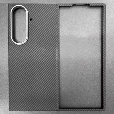 FeatherShield –  Z Fold 7, 6 Ultra-Slim Kevlar® Aramid Carbon MagSafe Case