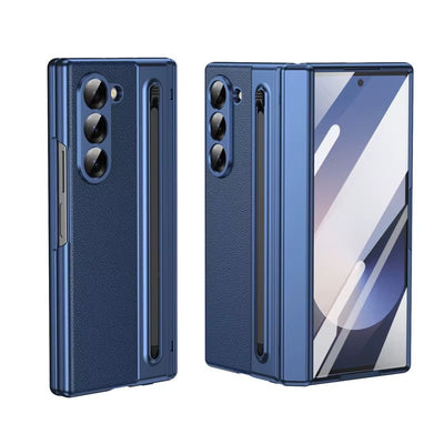 SlimPen Leather – Ultra-Slim Z Fold 7 S Pen Slot & Screen Protection Case