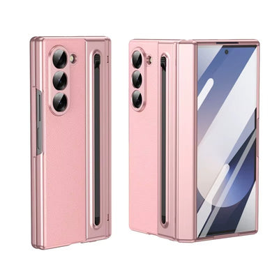 SlimPen Leather – Ultra-Slim Z Fold 7 S Pen Slot & Screen Protection Case