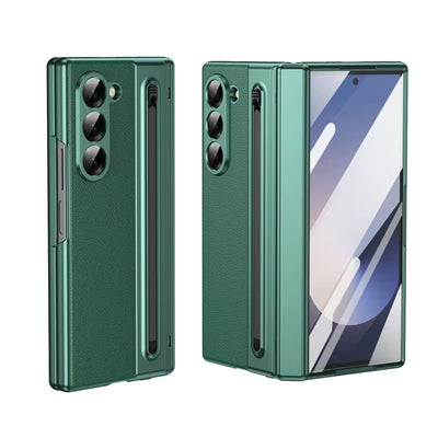 SlimPen Leather – Ultra-Slim Z Fold 7 S Pen Slot & Screen Protection Case