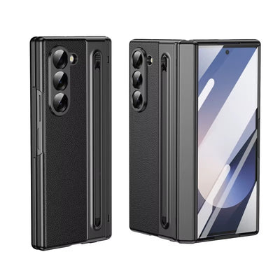 SlimPen Leather – Ultra-Slim Z Fold 7 S Pen Slot & Screen Protection Case