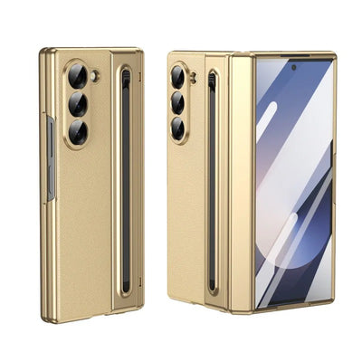 SlimPen Leather – Ultra-Slim Z Fold 7 S Pen Slot & Screen Protection Case