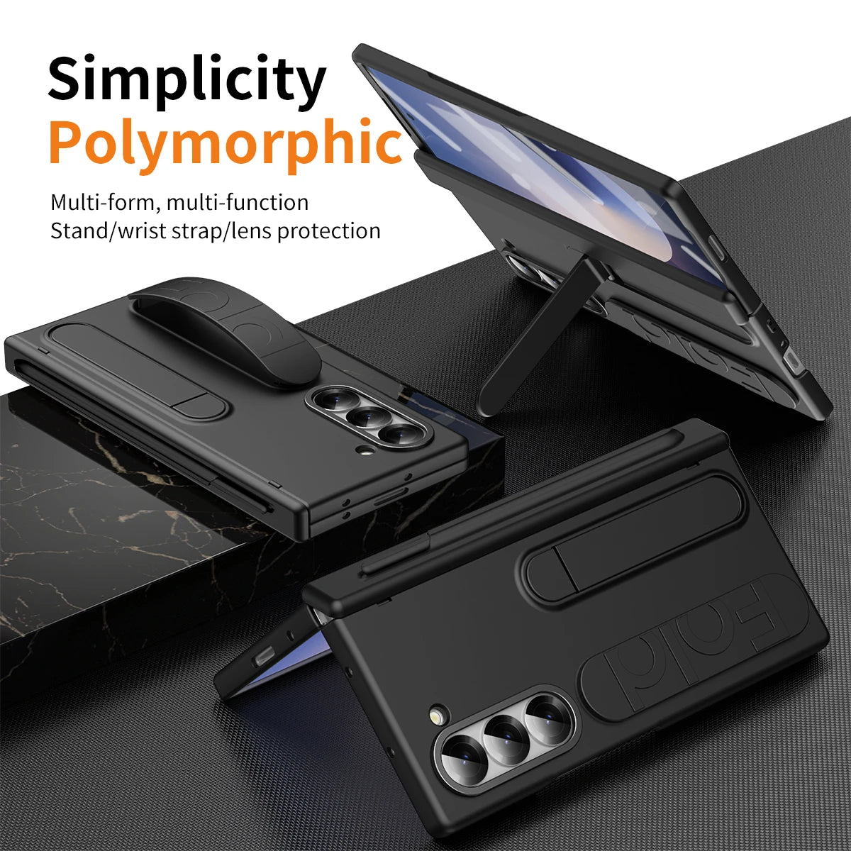 UltraSlim PenShield  Z Fold 6, 5  Pen Holder & Hinge Protection Case