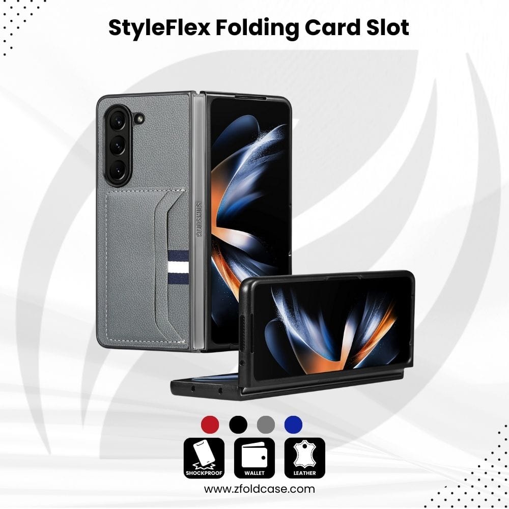 StyleFlex Z Fold 6, 5, 4 Folding Card Slot Case